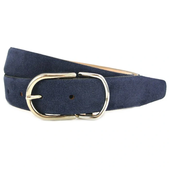 Skye Ladies' Suede Belt - Navy/xl