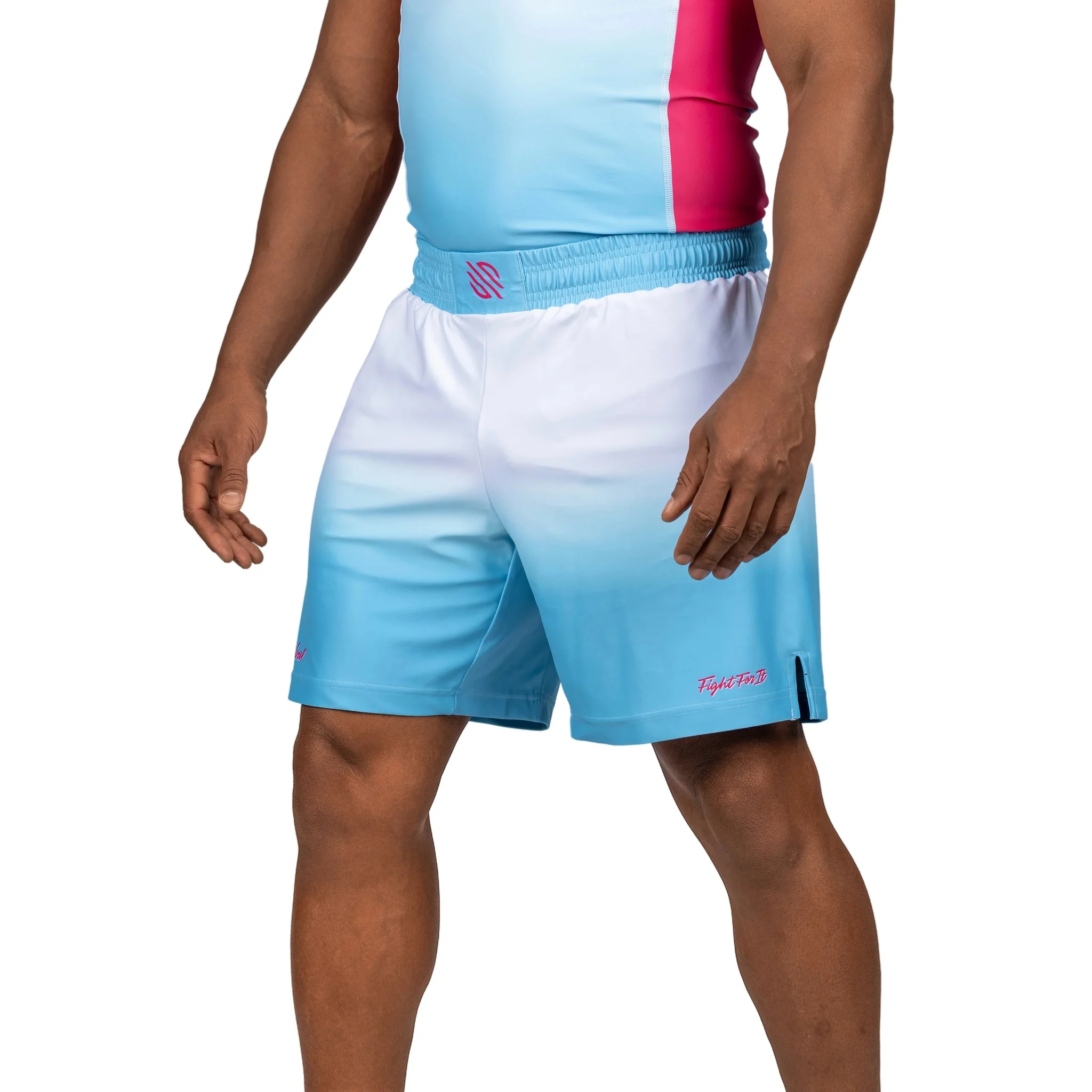 Tropic Vice Training Shorts White (7in Inseam)
