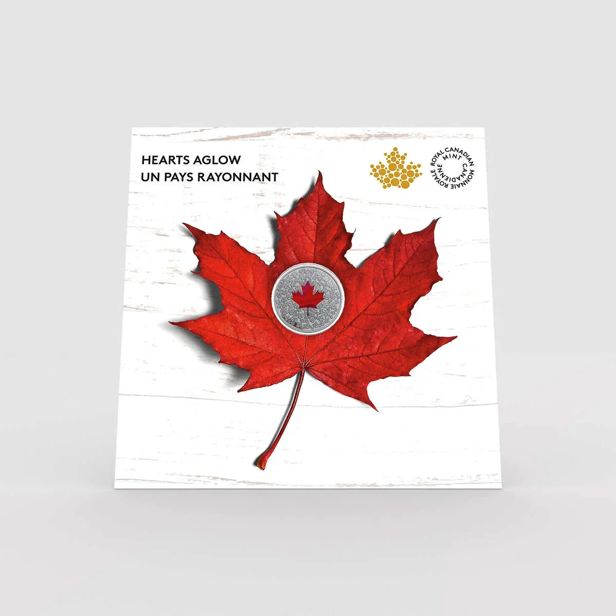 2018 $5 Hearts Aglow - Pure Silver Coin