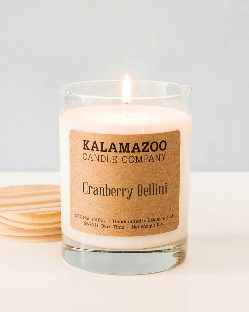 Cranberry Bellini Candle - Classic Candle Jar