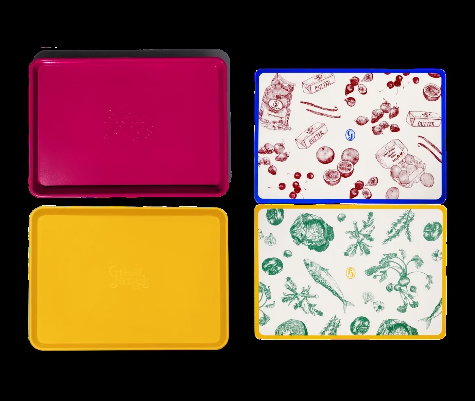 Holy Sheet Duo & Baking Mats - Raspberry/mustard