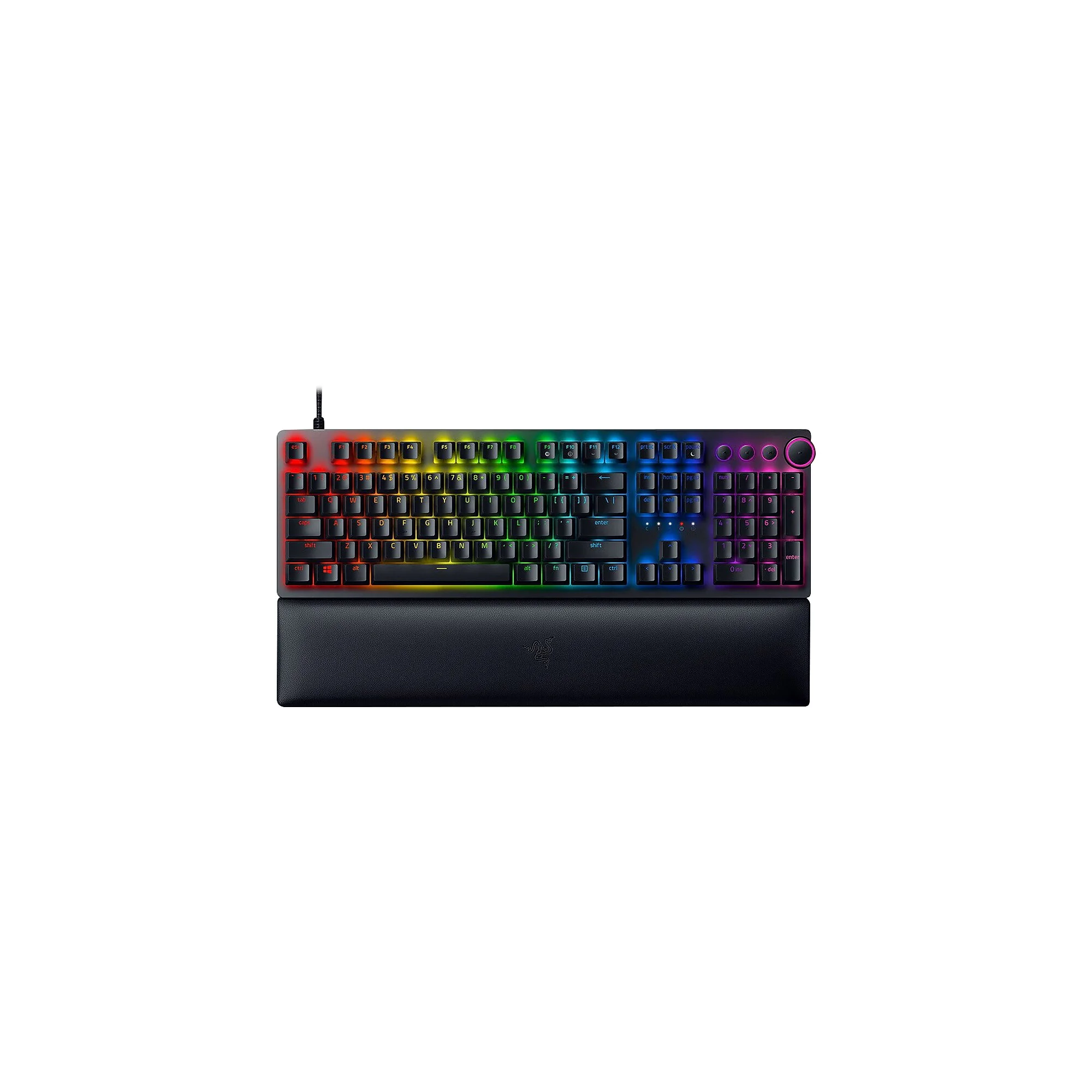 Razer Huntsman V2 Ergonomic Gaming Keyboard, Black
