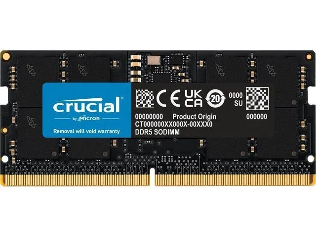 Crucial Classic 12gb 262-pin Ddr5 So-dimm Ddr5 5600 (pc5 44800) Laptop Memory Model Ct12g56c46s5