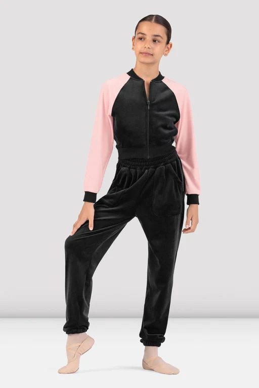 Girls Julia Velvet Bomber Jacket