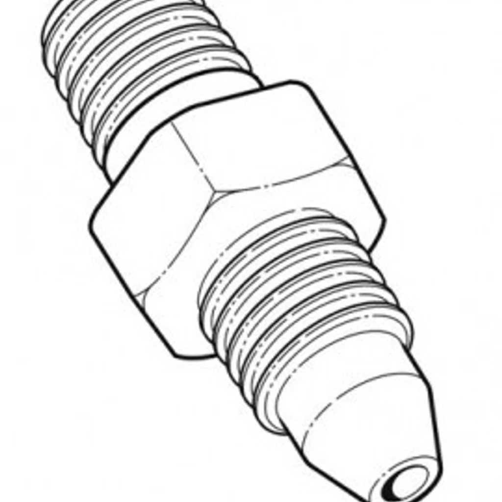Ametek Crystal 4698 Mp Male To 0.25" Npt Male Cpf Fitting