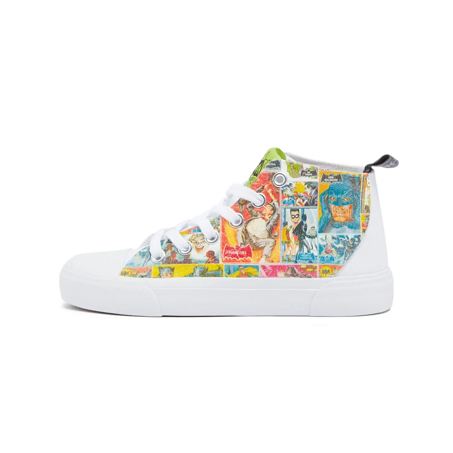 Akedo X Dc Comics Batman Classic Kids' High Top - White