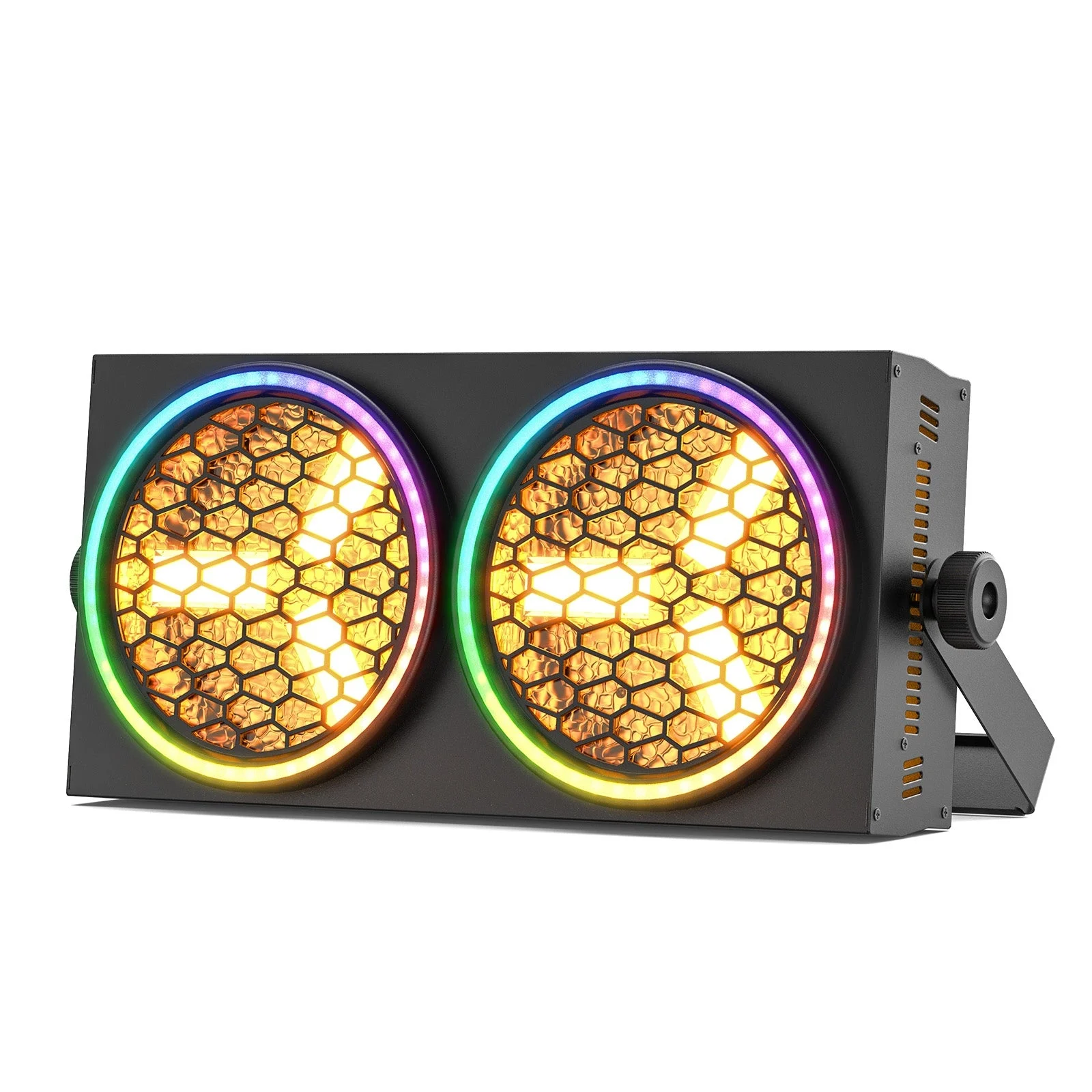 2-eye Retro 200w Rgb Led Cob Par Light-p51 - Us Plug