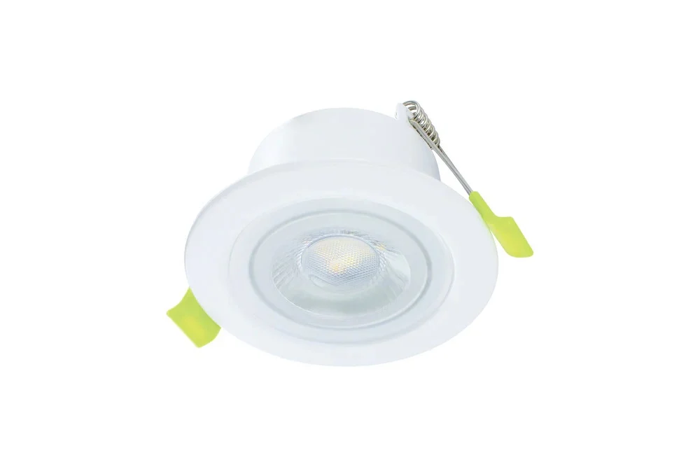 Integral Ildlfr65m001 Ecoguard Fire Rated Downlight 65mm Cutout Ip65 600lm 5w 3000k 38 Beam Dimmable White