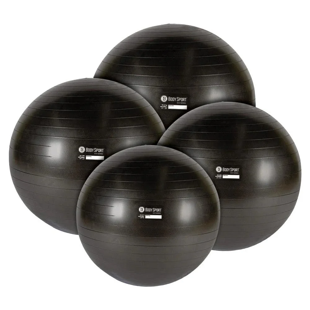 Bodysport® Eco Series Exercise Balls, Latex Free, Variety Pack