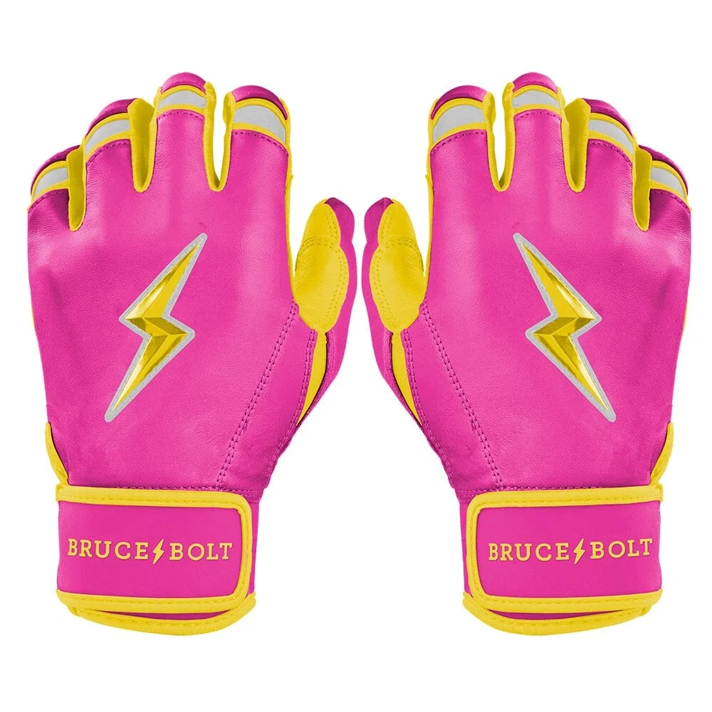 Dexter Mccleon Jr. Signature Series Short Cuff Batting Gloves - Pink Lemonade - Ys