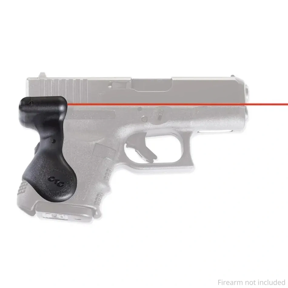 Crimson Trace Lasergrips For Glock Gen3 Subcompact 26/27/28/33/39, Red Laser, 011340