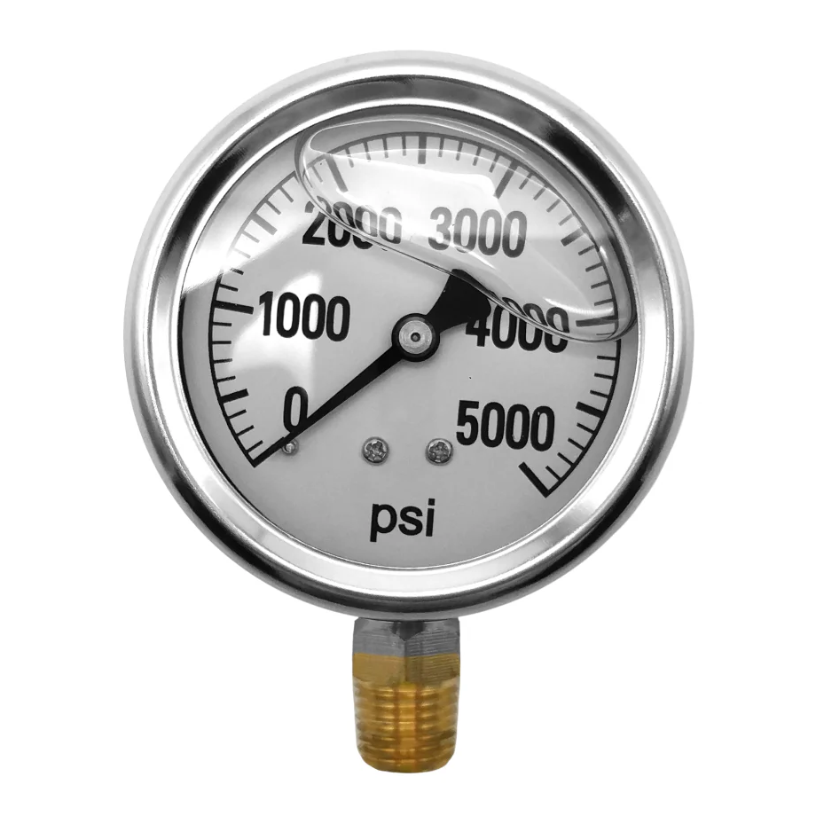 Stainless Steel Glycerin Pressure Gauge