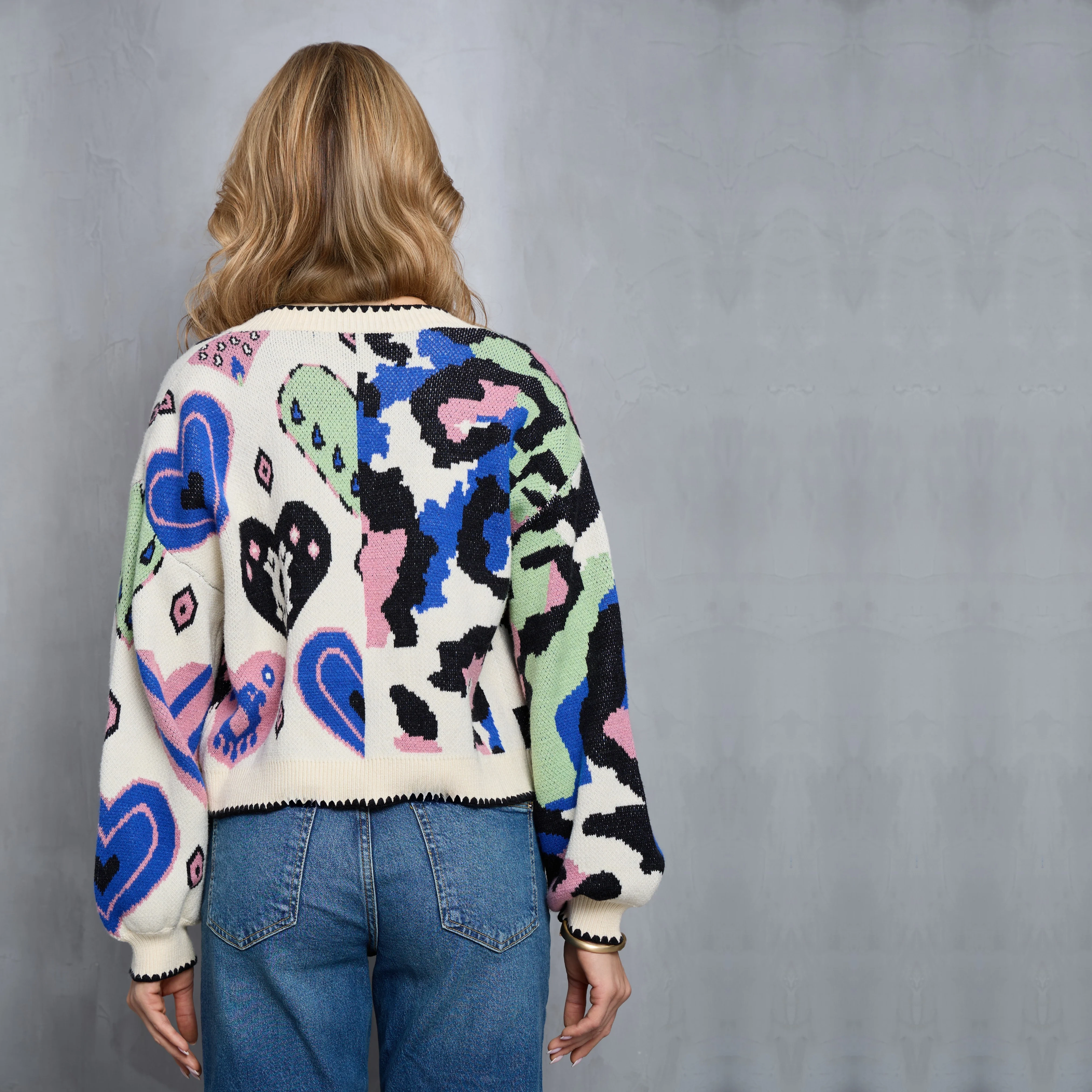 Animal Heart Open Cardigan