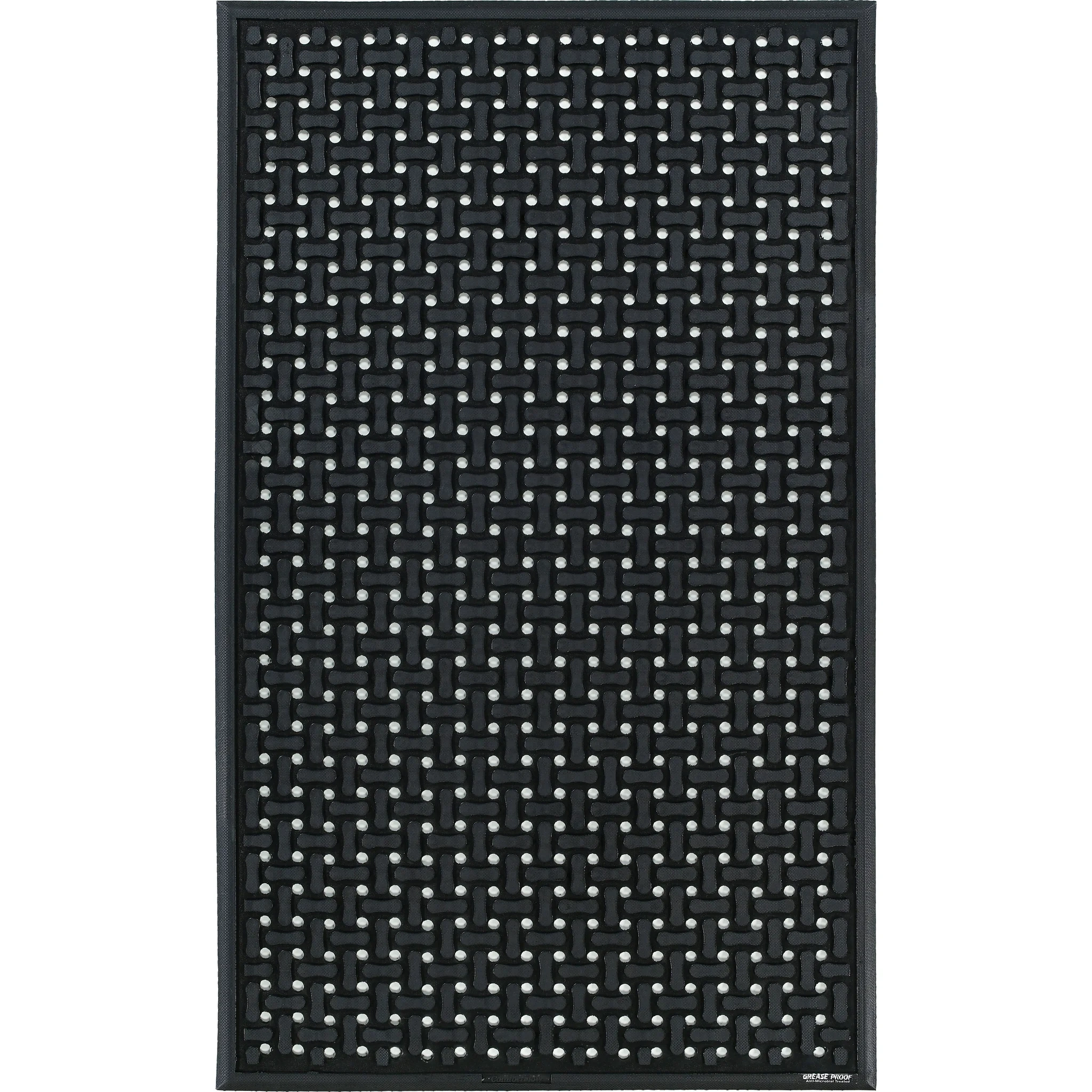 M+a Matting Comfort Flow Anti-fatigue Mat, 5.6' X 3.5', Black