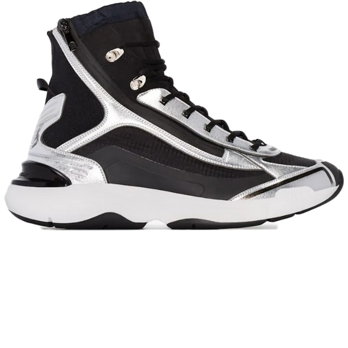Dior X Sorayama Zip Up High Top Black