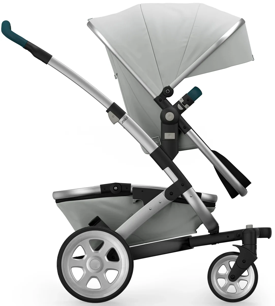 Joolz Geo 2 Tailor Mono Stroller - Silver/silver/silver/deep Lake Blue