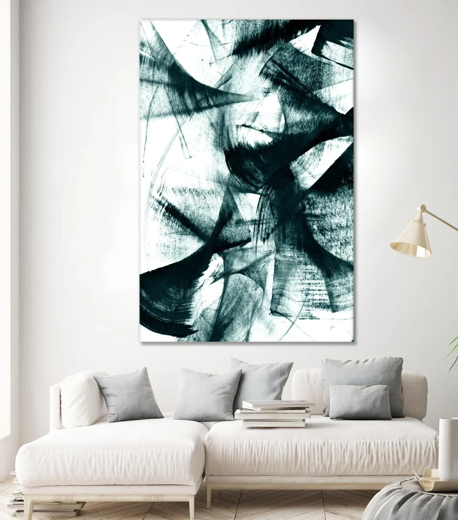 Emotional Scribble // Whirl - Giant Art/72 X 48 Inches