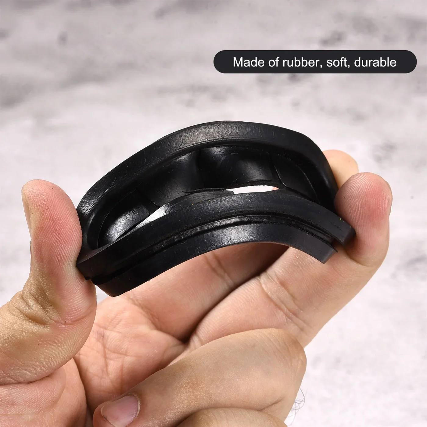 Rubber Grommet Mount Size 82 X 30 Mm Oval Double-sided For Wire Protection 6pcs