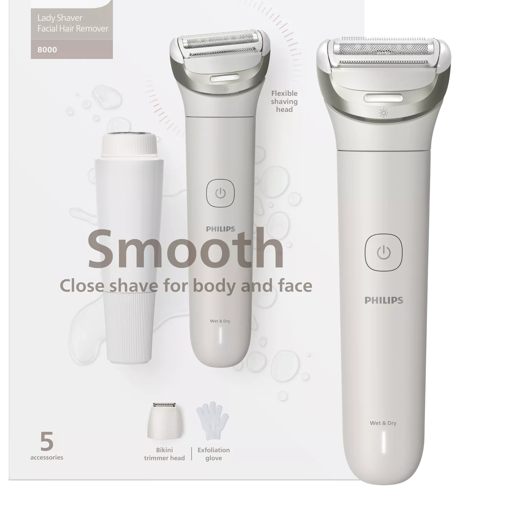 Philips 8000 Series Brl159/00 Lady Shaver, Champagne