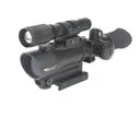 Bsa Tw30rdll 30mm With Laser And Flashlight Matte Black Red Dot Sight