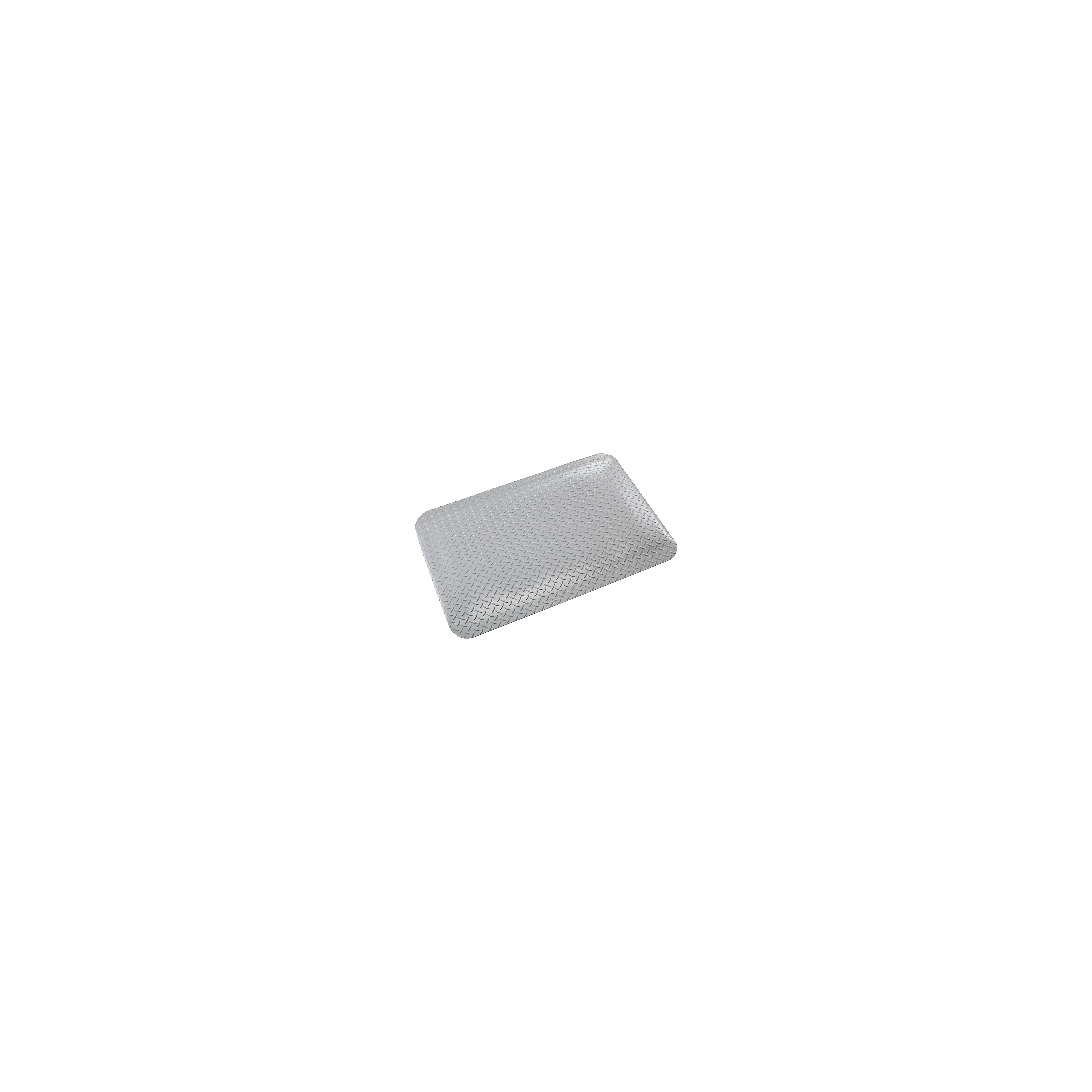 Crown Mats Workers-delight Deck Plate Supreme Anti-fatigue Mat, 36" X 144", Gray (wd 1232gy)