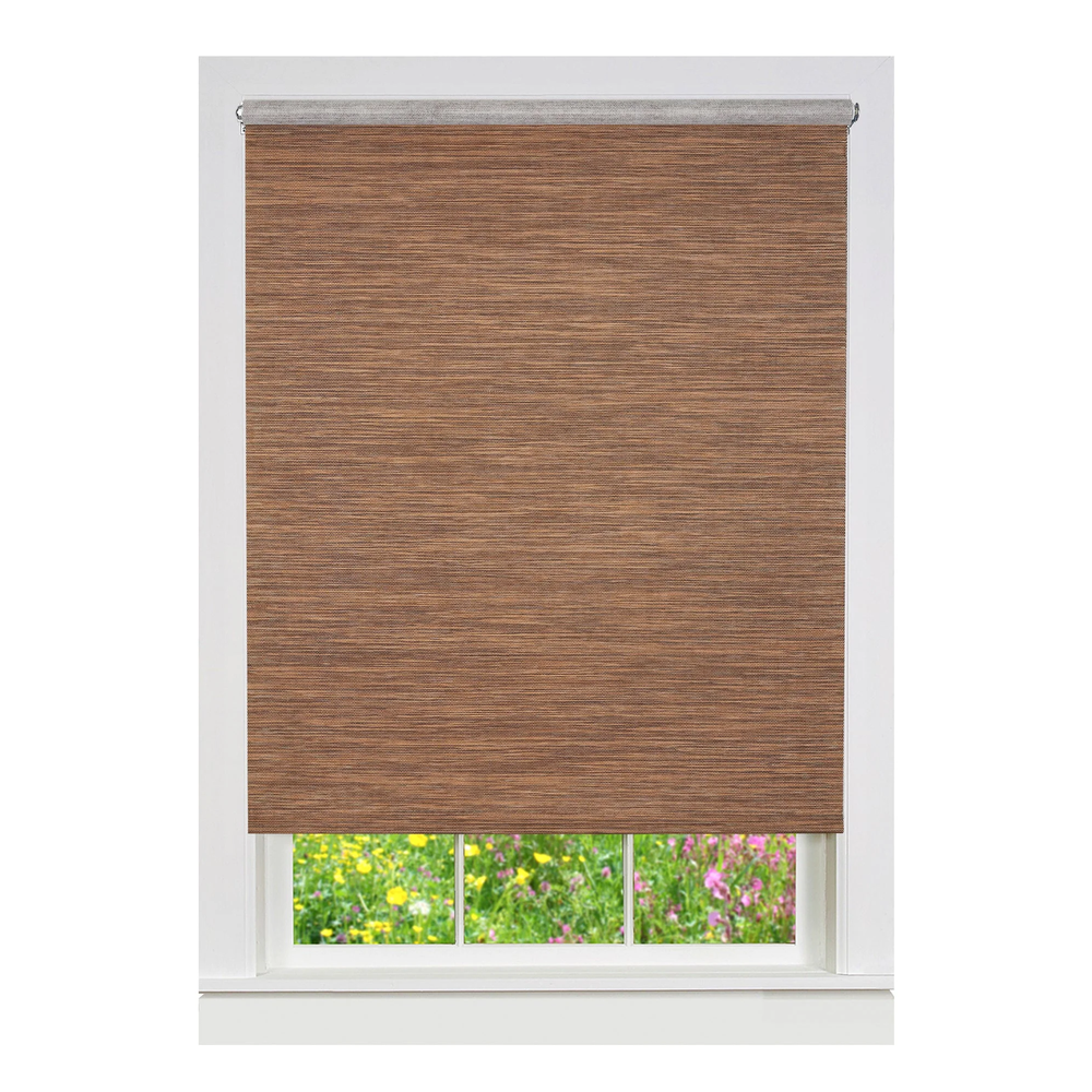 Cords Free Privacy Jute Shade 21x72 Cocoa