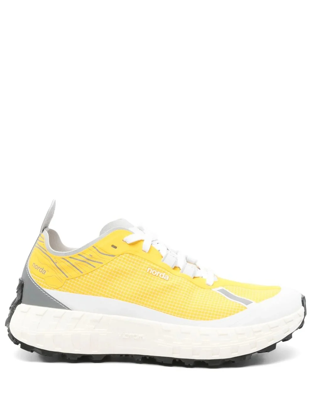 Norda Run Yellow Fabric Sneakers