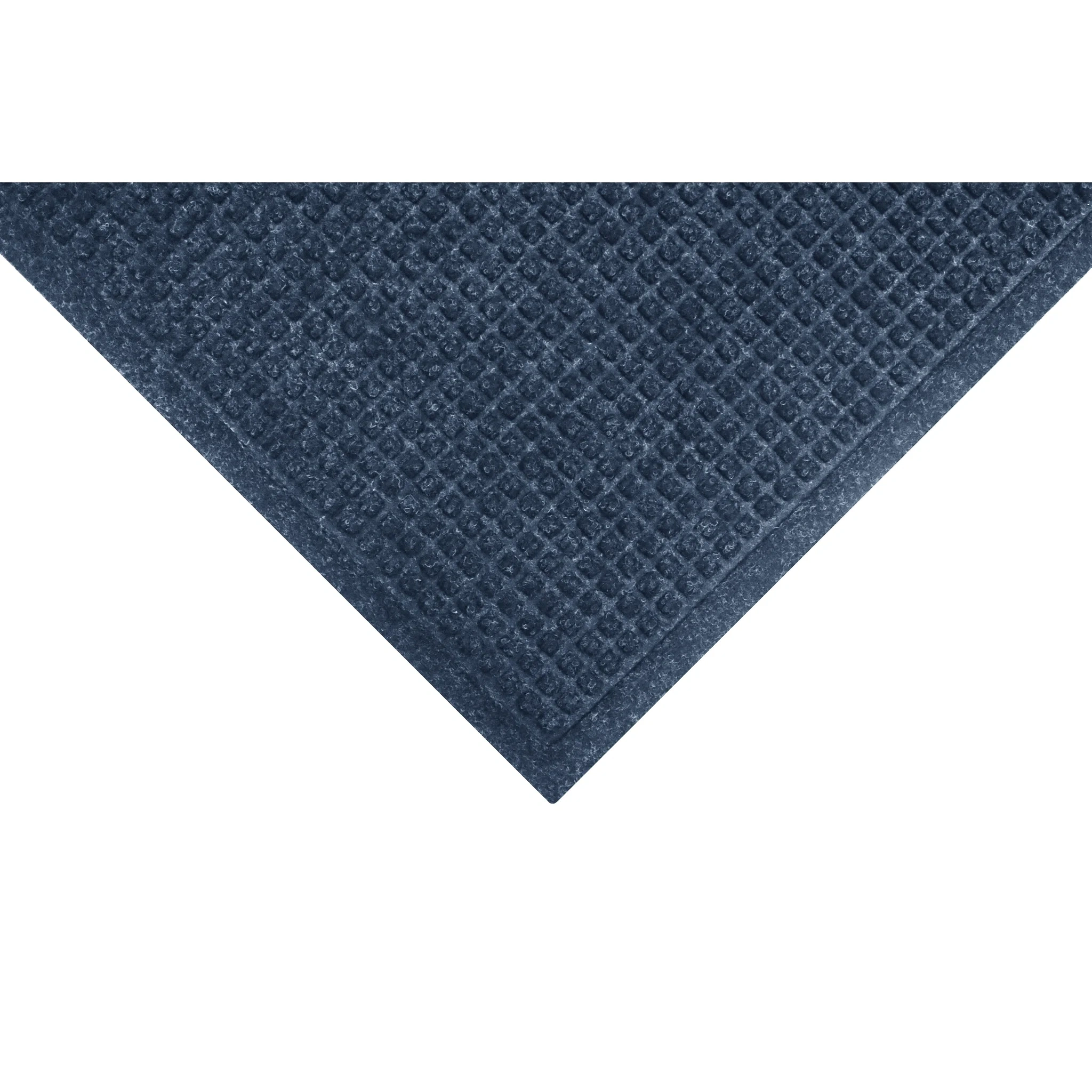 Waterhog Squares Commercial Wiper/scraper Entrance Floor Mat Navy 3' X 10'
