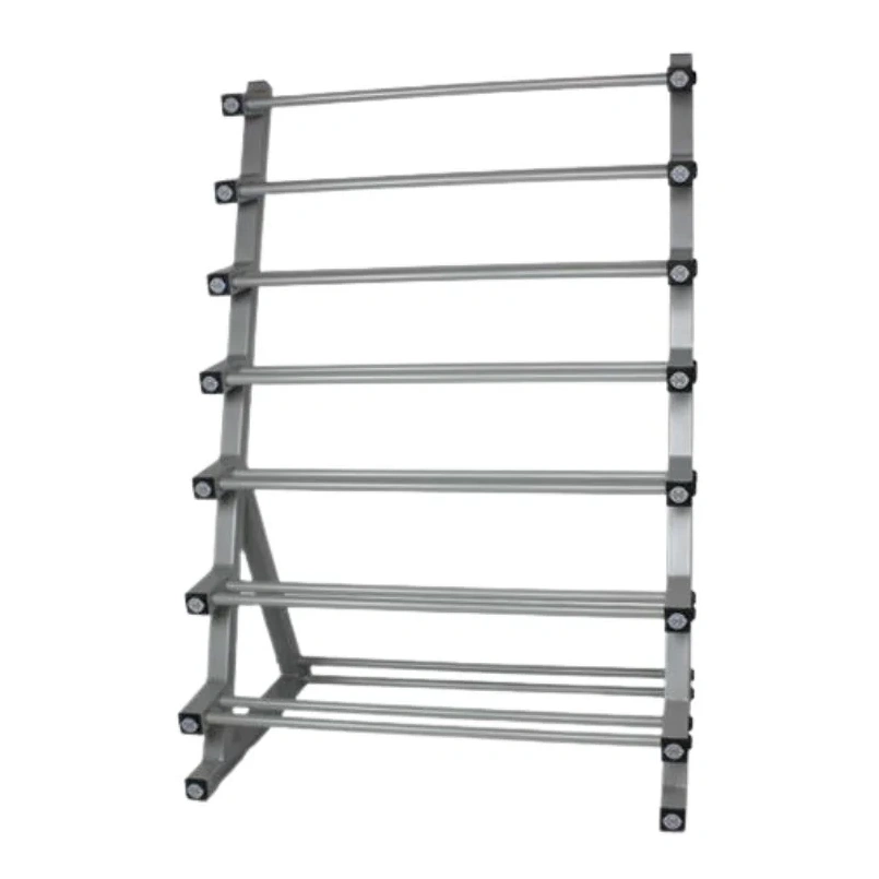 7 Tier Vinyl Dumbbell Rack - Black