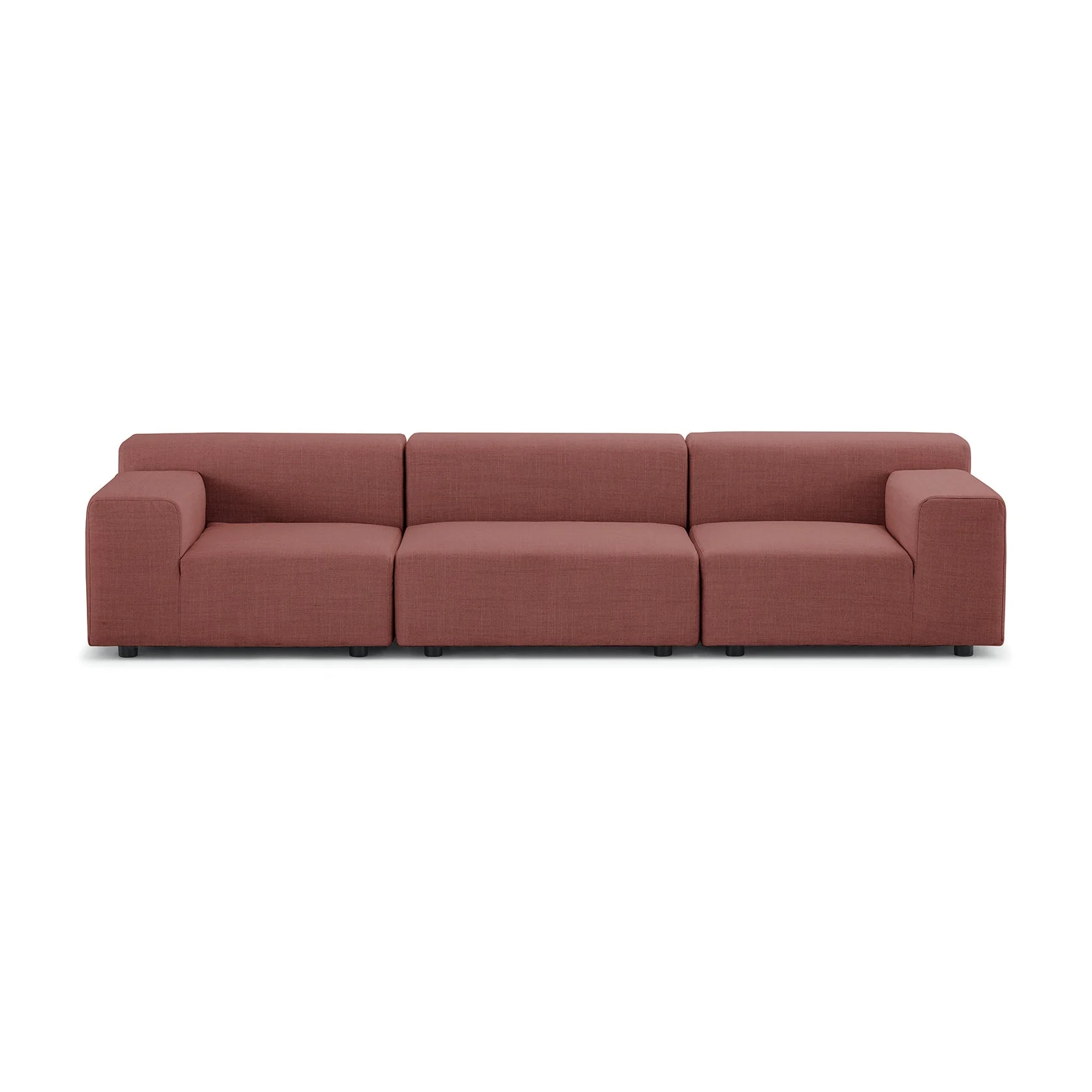 Plastics Outdoor 3-seater Sofa - Bordeaux