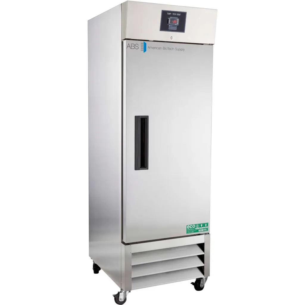 Premier Laboratory Freezer, 23 Cu. Ft., Stainless Steel Solid Door