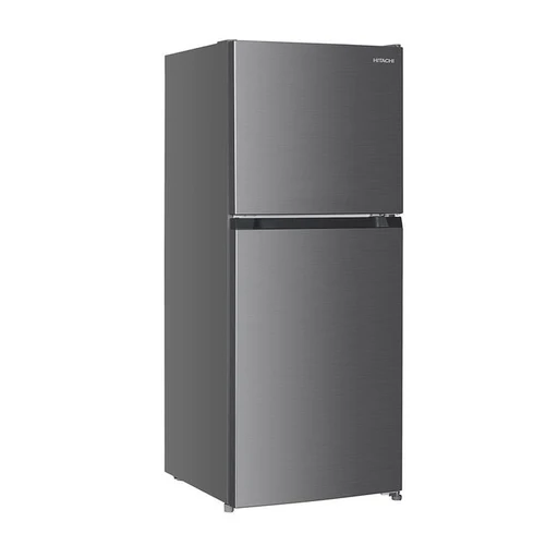 Hitachi Hrtn5198mxmy 2 Doors Fridge Top Freezer 181l Inverter Silver