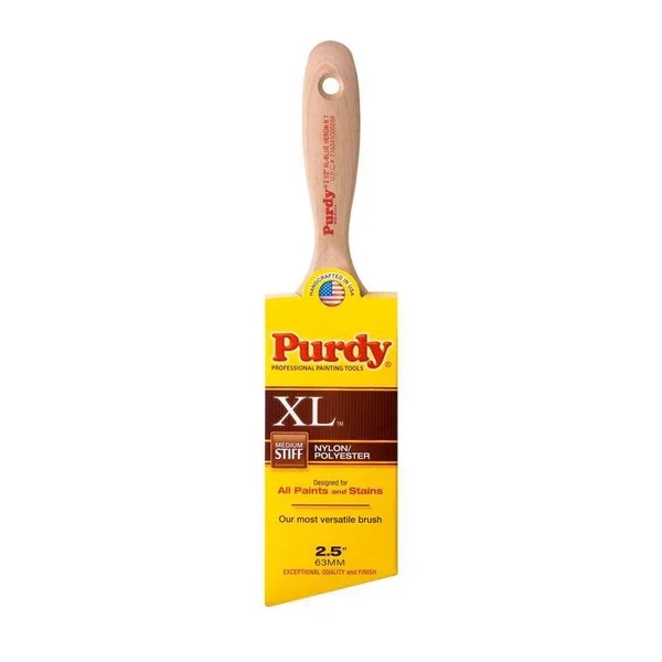 Purdy Xl Medium Stiff Nylon Polyester Bristle Angle Paint Brush 2.5 W X 5/8 Dia. In. - Deal Of The Week