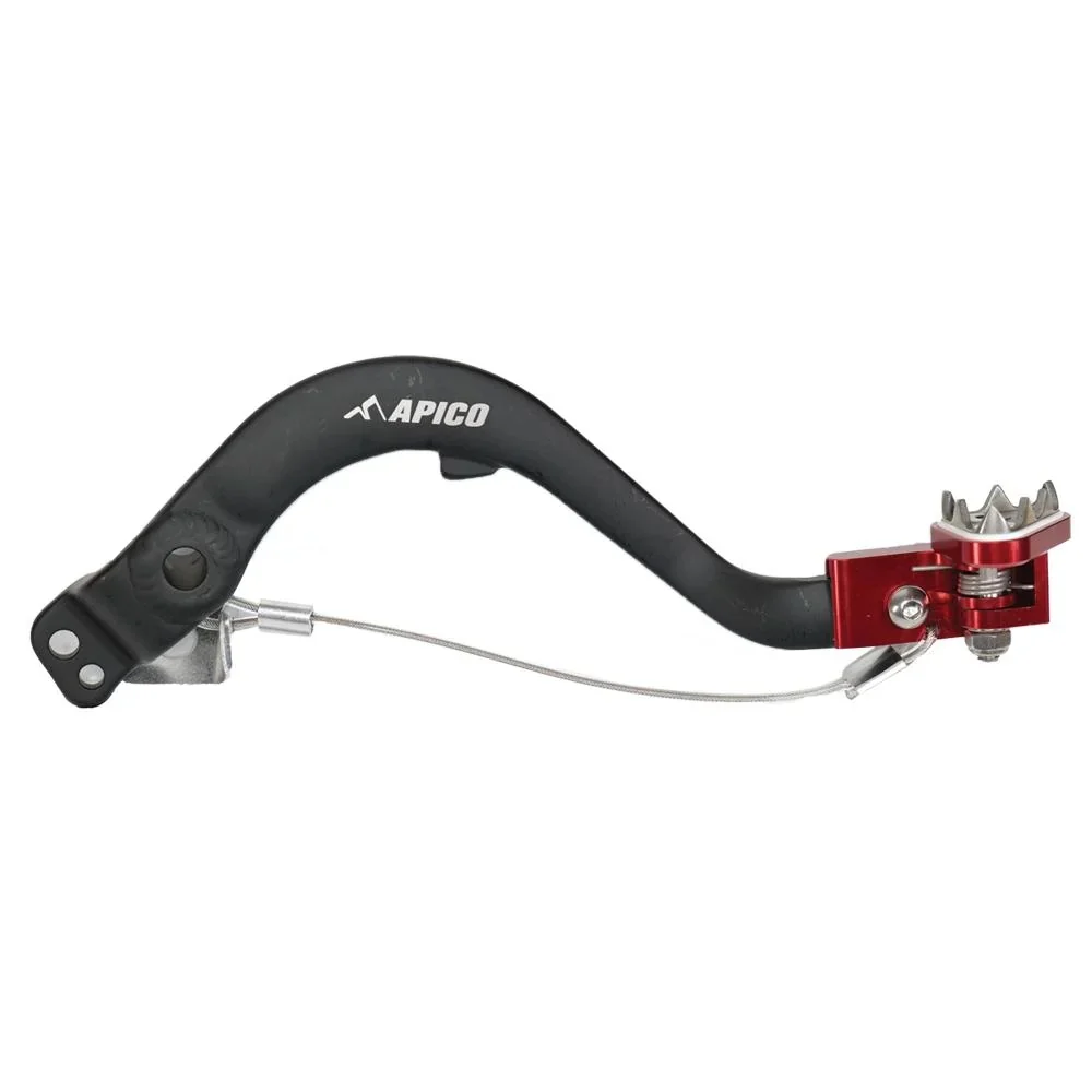 Apico Forged Brake Pedal For Honda Crf250l 2012-2020 Black/red