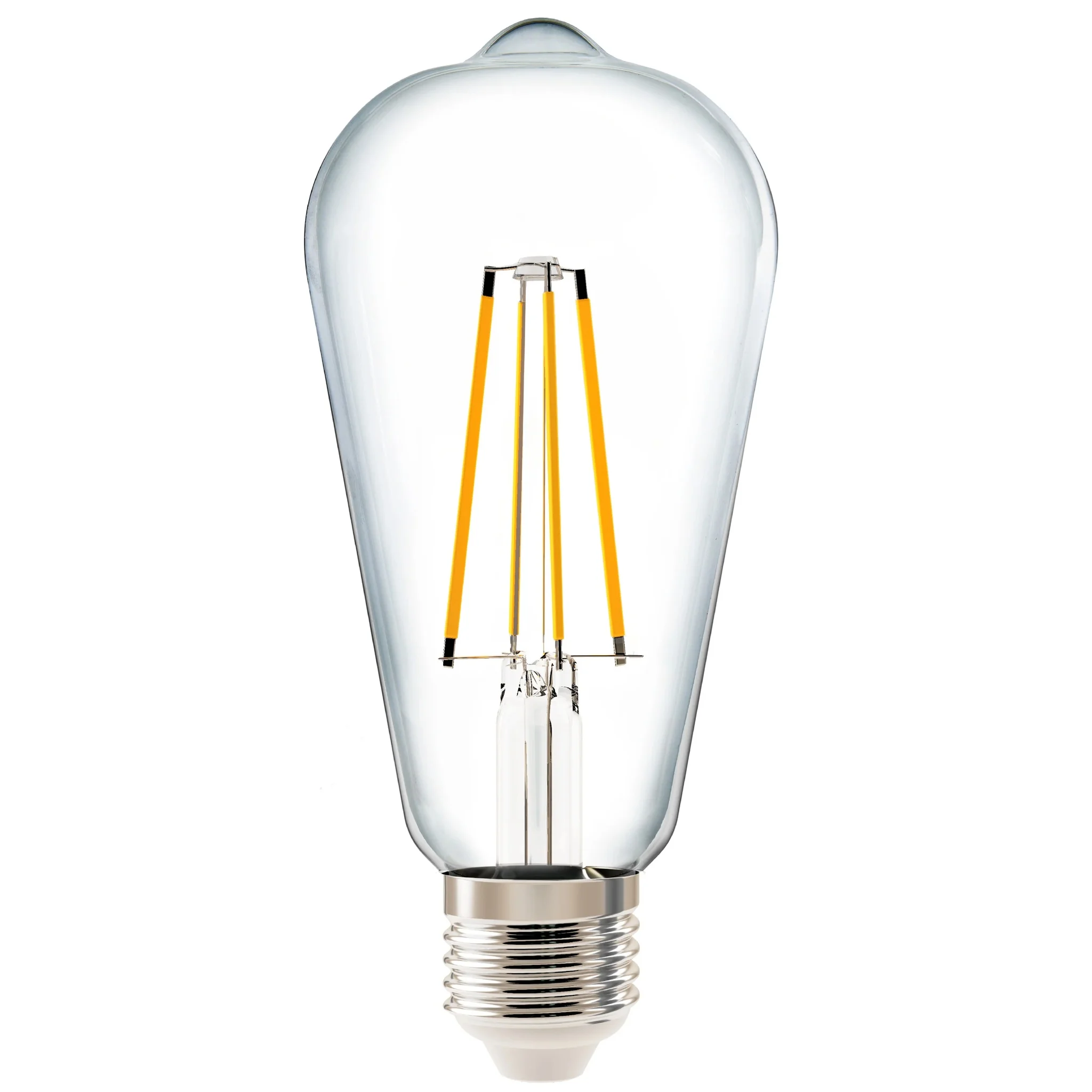 Ultra-bright St64 Led Bulb, Filament, 1500 Lumens - 5000k