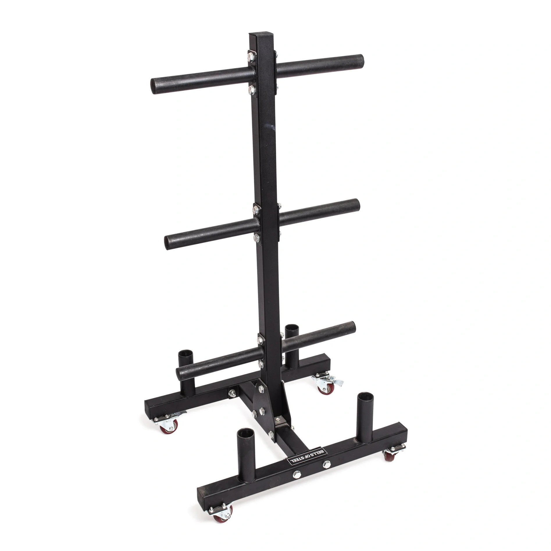 Bumper Plate Weight Tree And Bar Holder