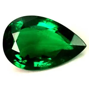 Agl Certified 1.23 Cts. Emerald Pear, Aaaa Quality