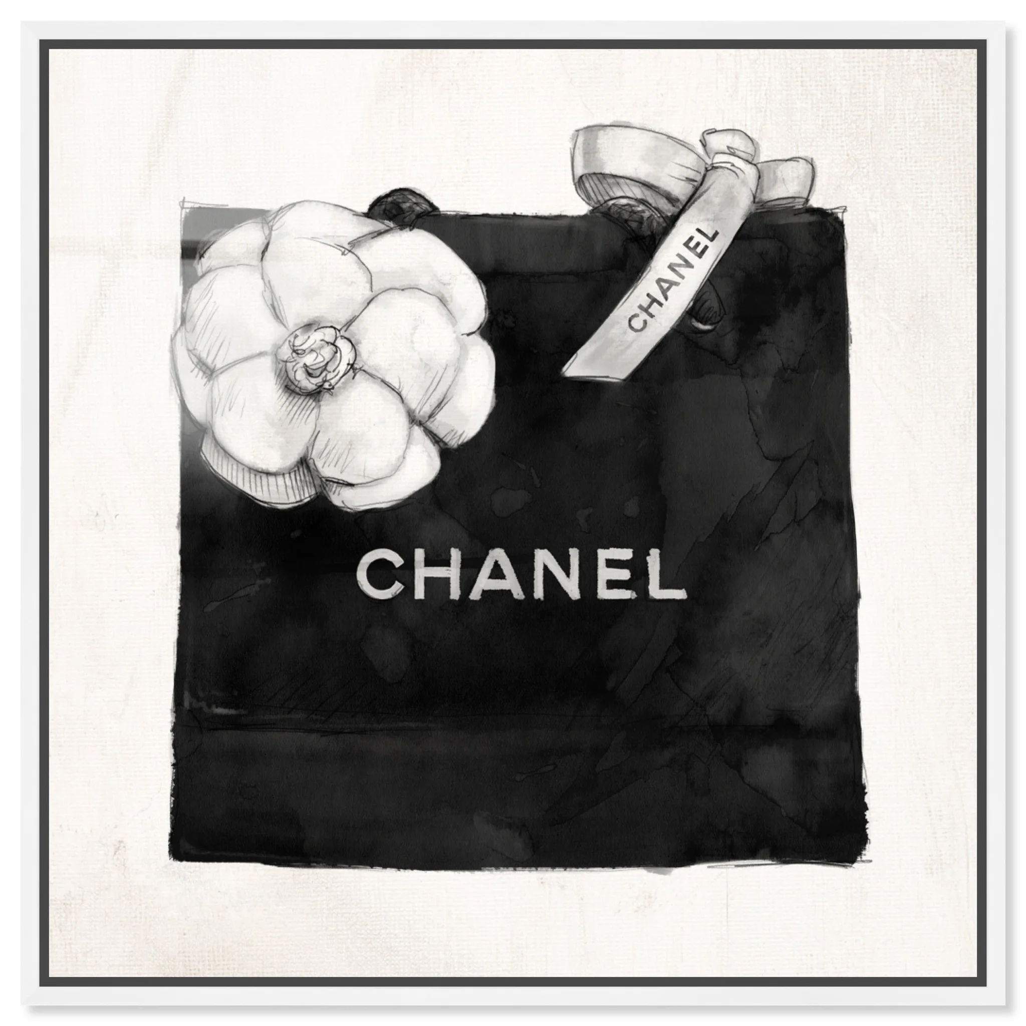 Luxury Shopping Bag I - 16x16/wfl