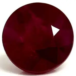 Gia Certified 1.09 Cts. Ruby Round, Aaa Quality