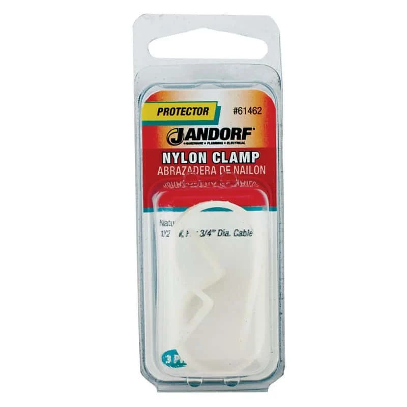 Jandorf 3/4 In. D Nylon Cable Clamp 3 Pk