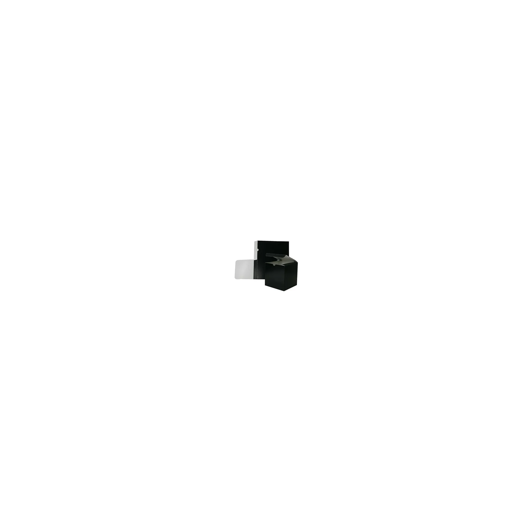 Jam Paper Gift Boxes, 6" X 6" X 6", Black