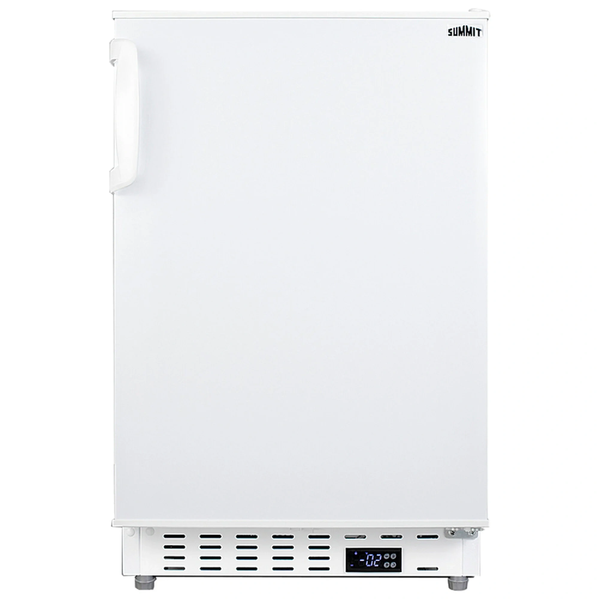 Summit 20 In. 2.7 Cu. Ft. Built-in Compact Upright Freezer With Adjustable Shelves - White