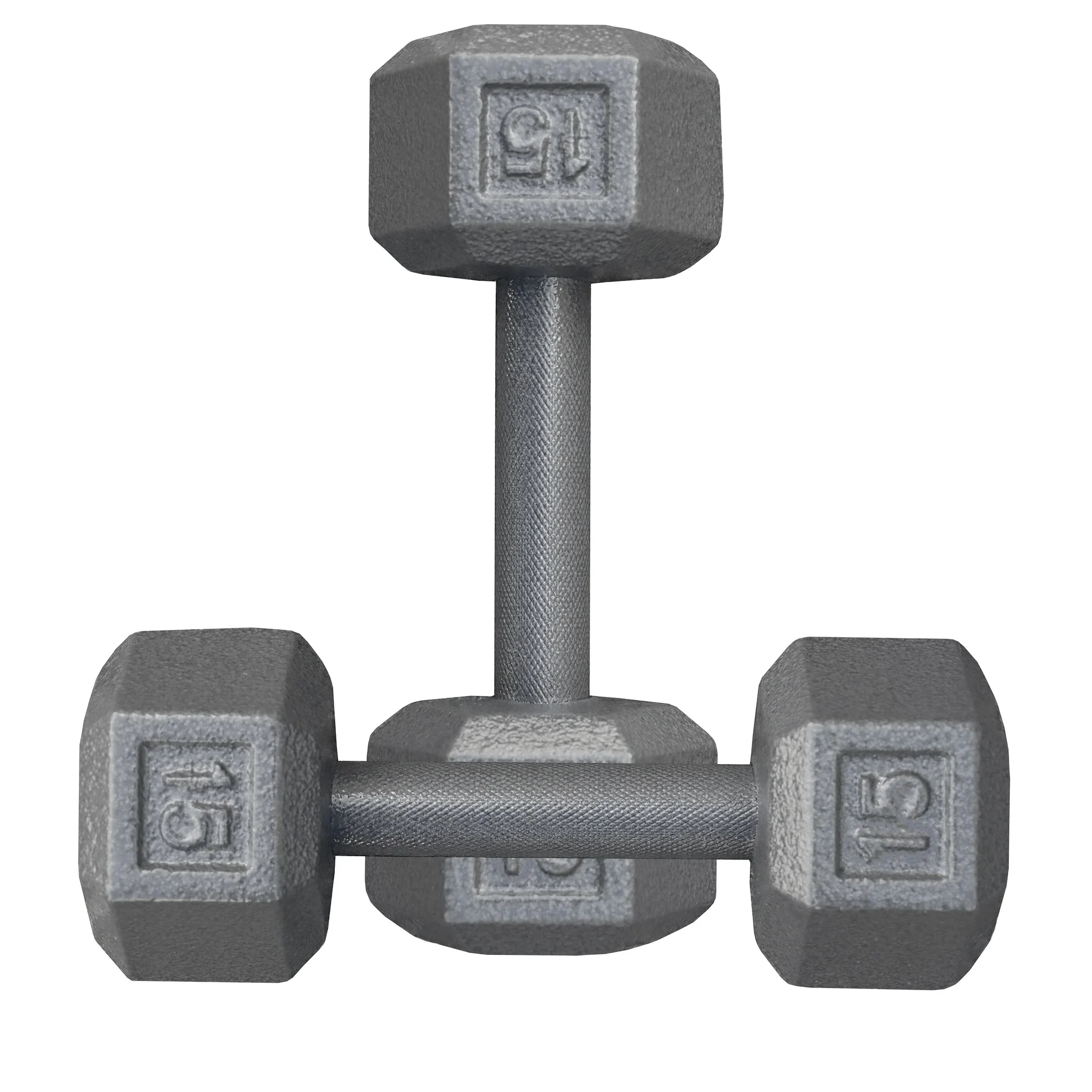Deltech Fitness 15 Lb Dumbbell Pair (dbp-015)