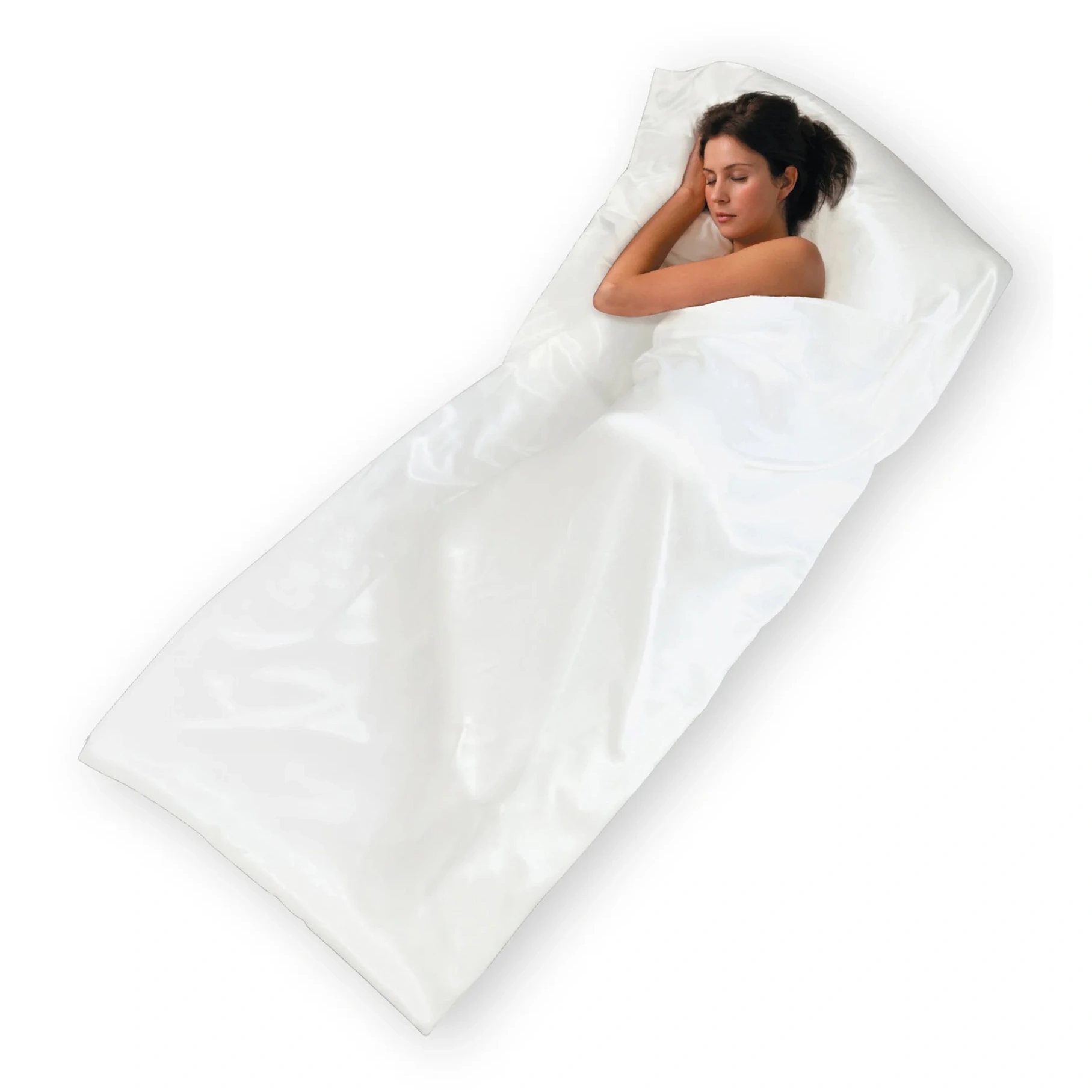 Embossed Microfiber Sleep Sack For Travel, White | Ellos