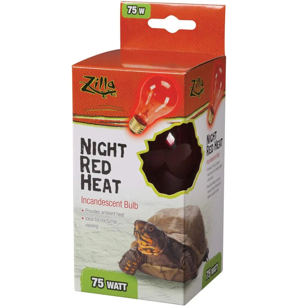 Zilla, Incandescent Red Bulb, 75w