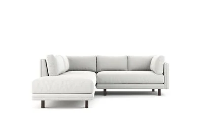 Venice Bench Seat Sectional With Bumper (126" X 90", Bumper On Right, 37")