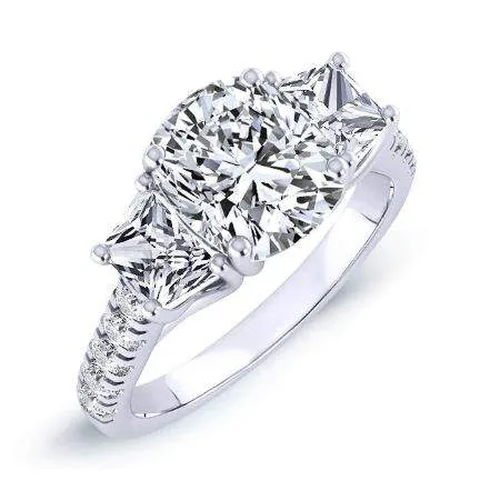 Marjoram Cushion Lab Diamond Engagement Ring (igi Certified)