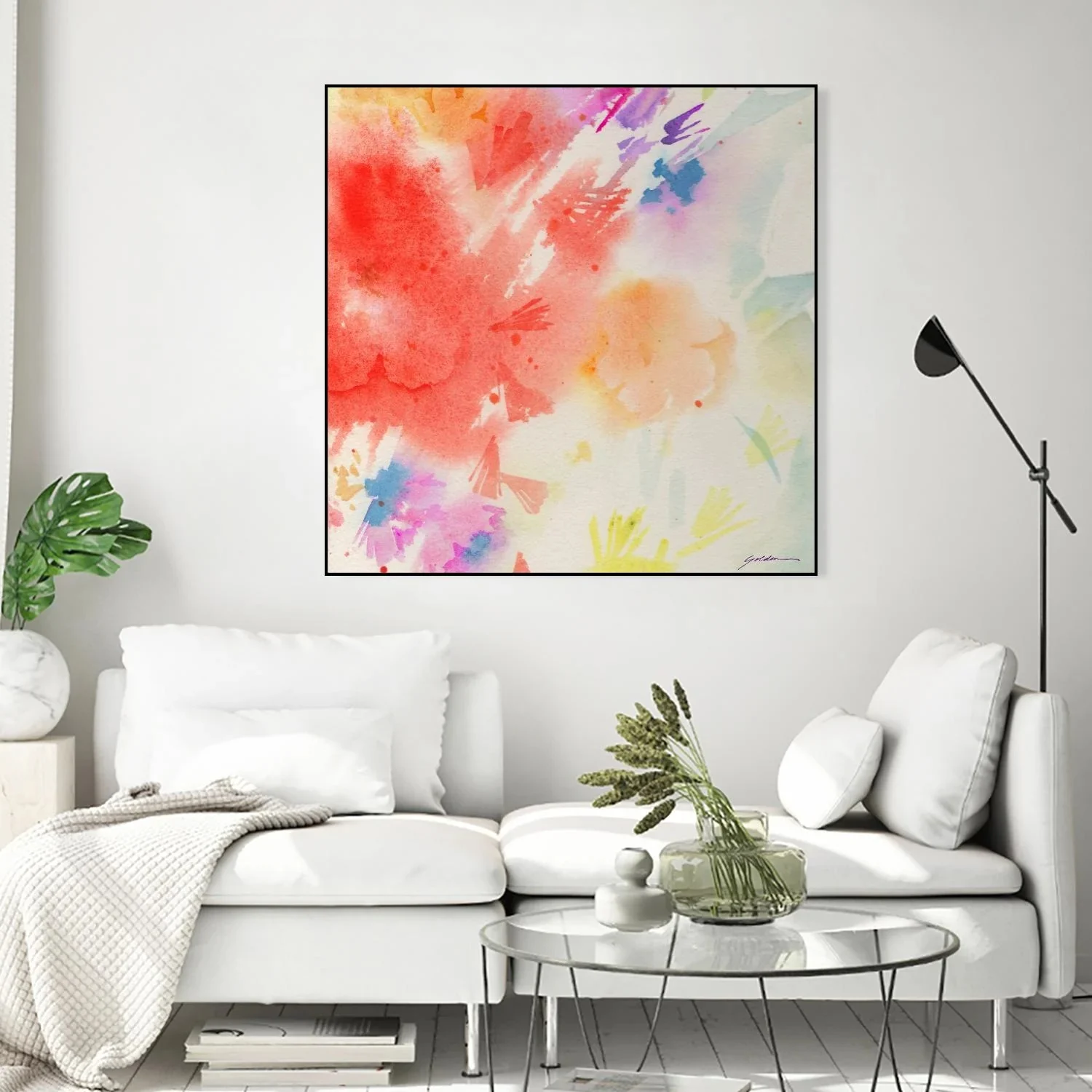 Summer Glory - Canvas Framed/20 X 20 Inches