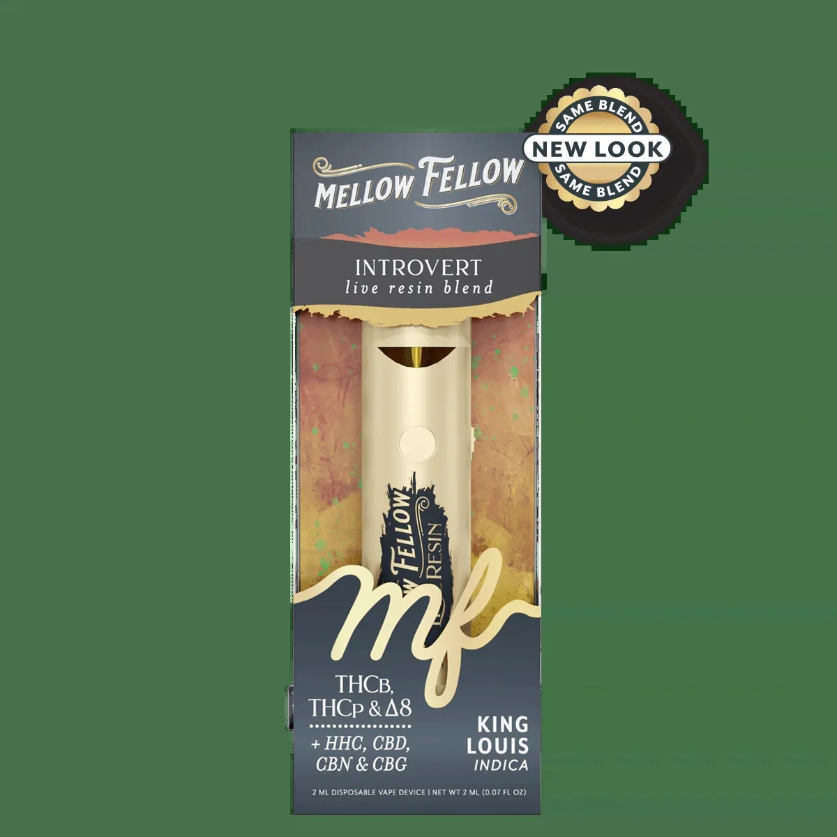 Introvert Blend 2ml Live Resin Disposable Vape - King Louis (indica)