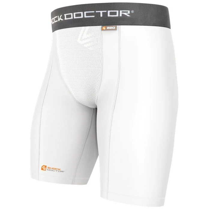 Shock Doctor 220 Core Compression Youth Shorts W/cup Pocket